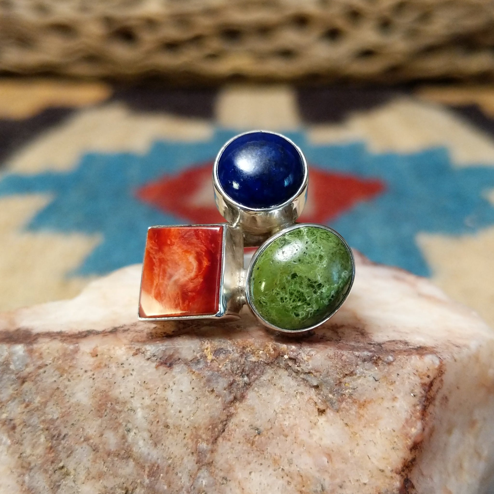Multistone Trio Ring by Ann Curley GJ-RNG-0540 Size 6 – Arlene's