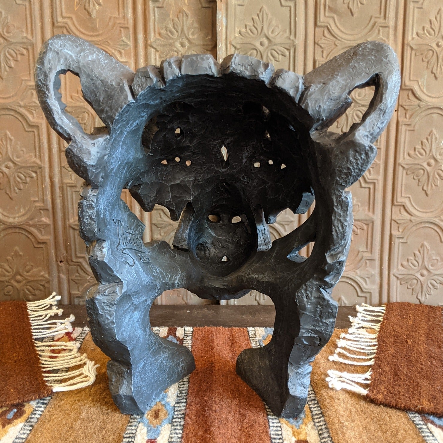 Panther Head Edge Sculpture by Matt Buckley GF-6009906