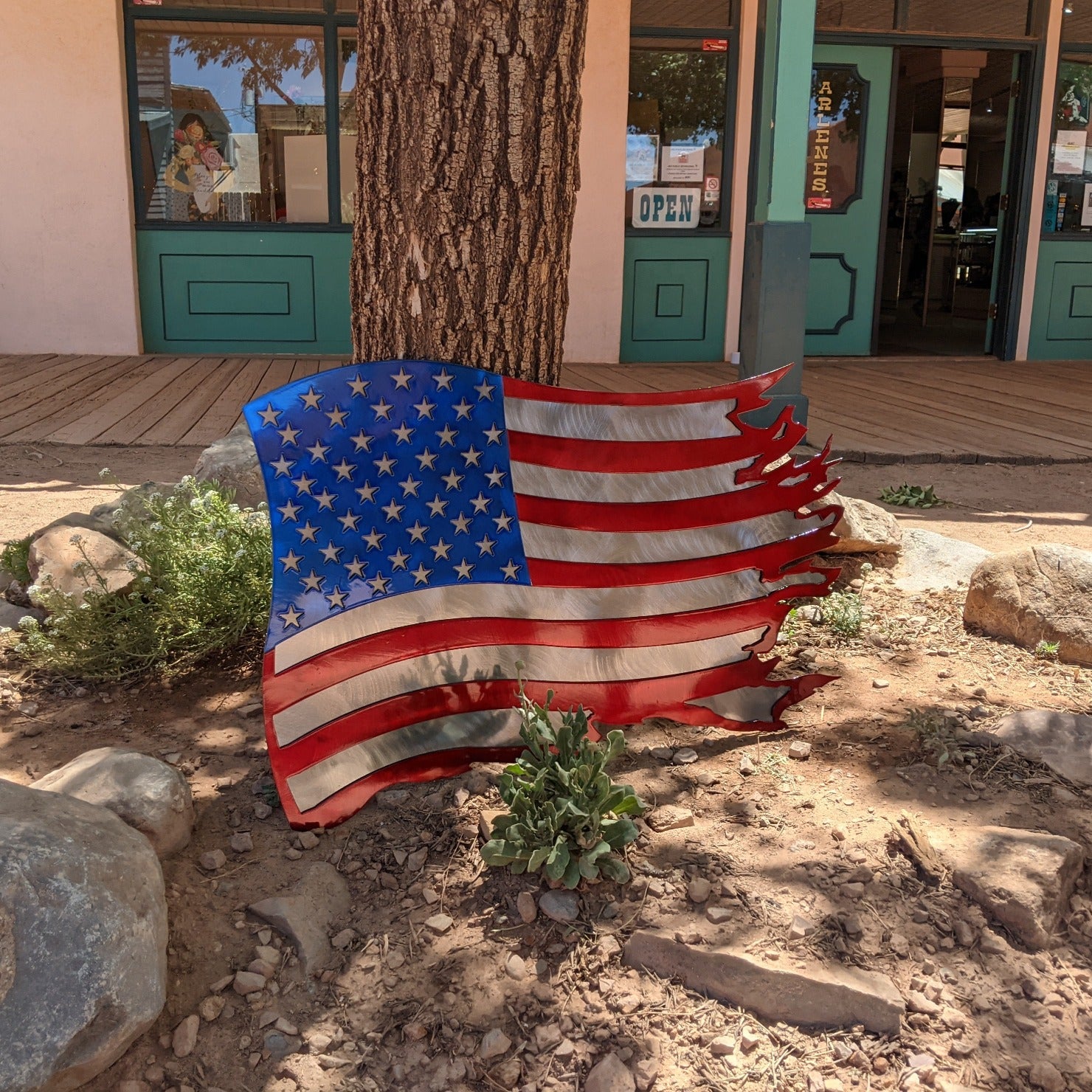 "Old Glory" American Flag Metal Wall Art by Meyerdirk Art GF-0105