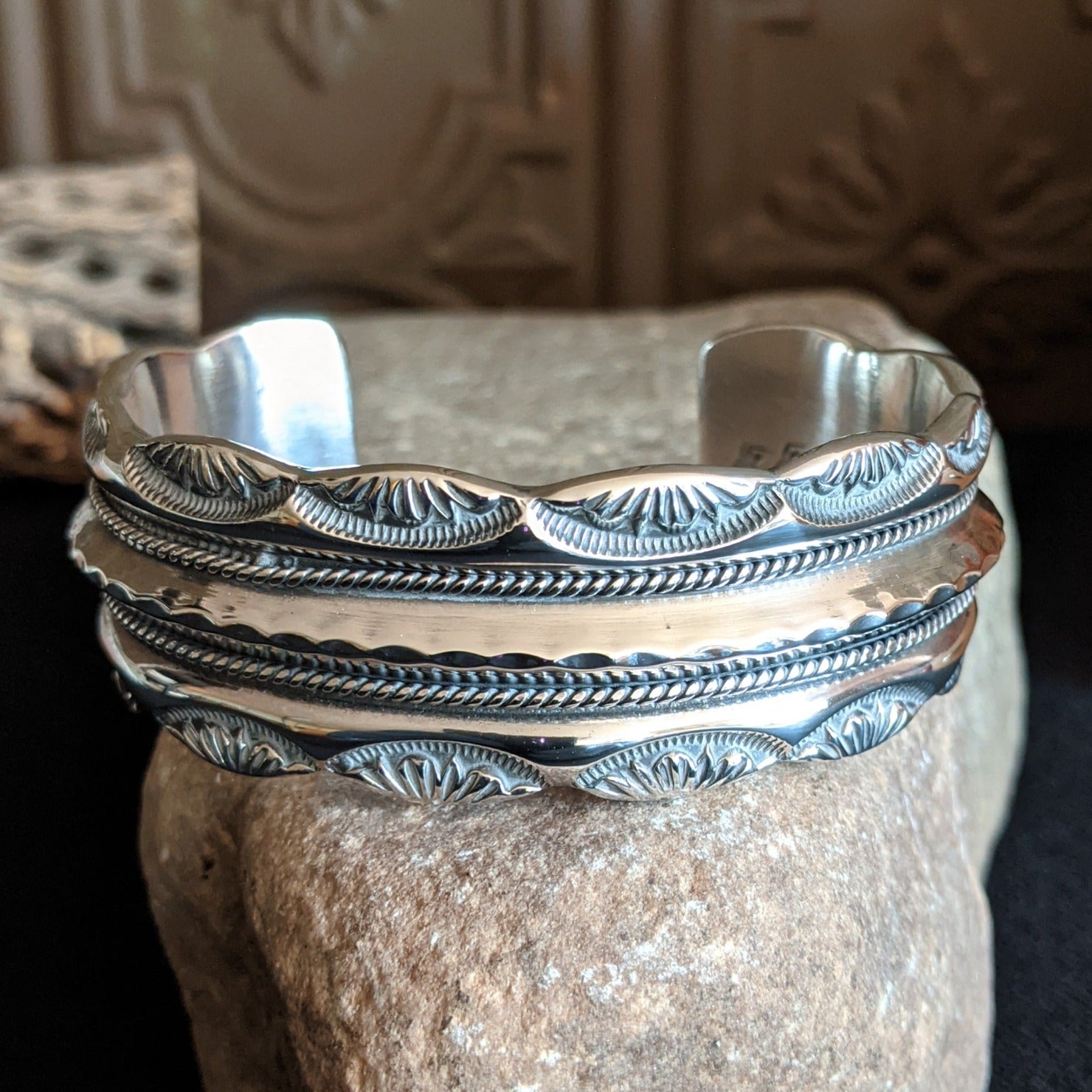 Sterling Silver Cuff by Marc Antia GJ-BRC-0058