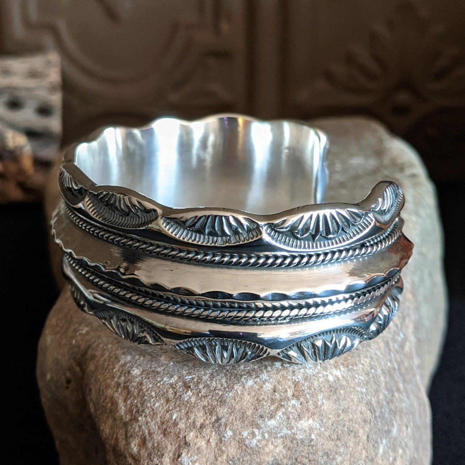 Sterling Silver Cuff by Marc Antia GJ-BRC-0058