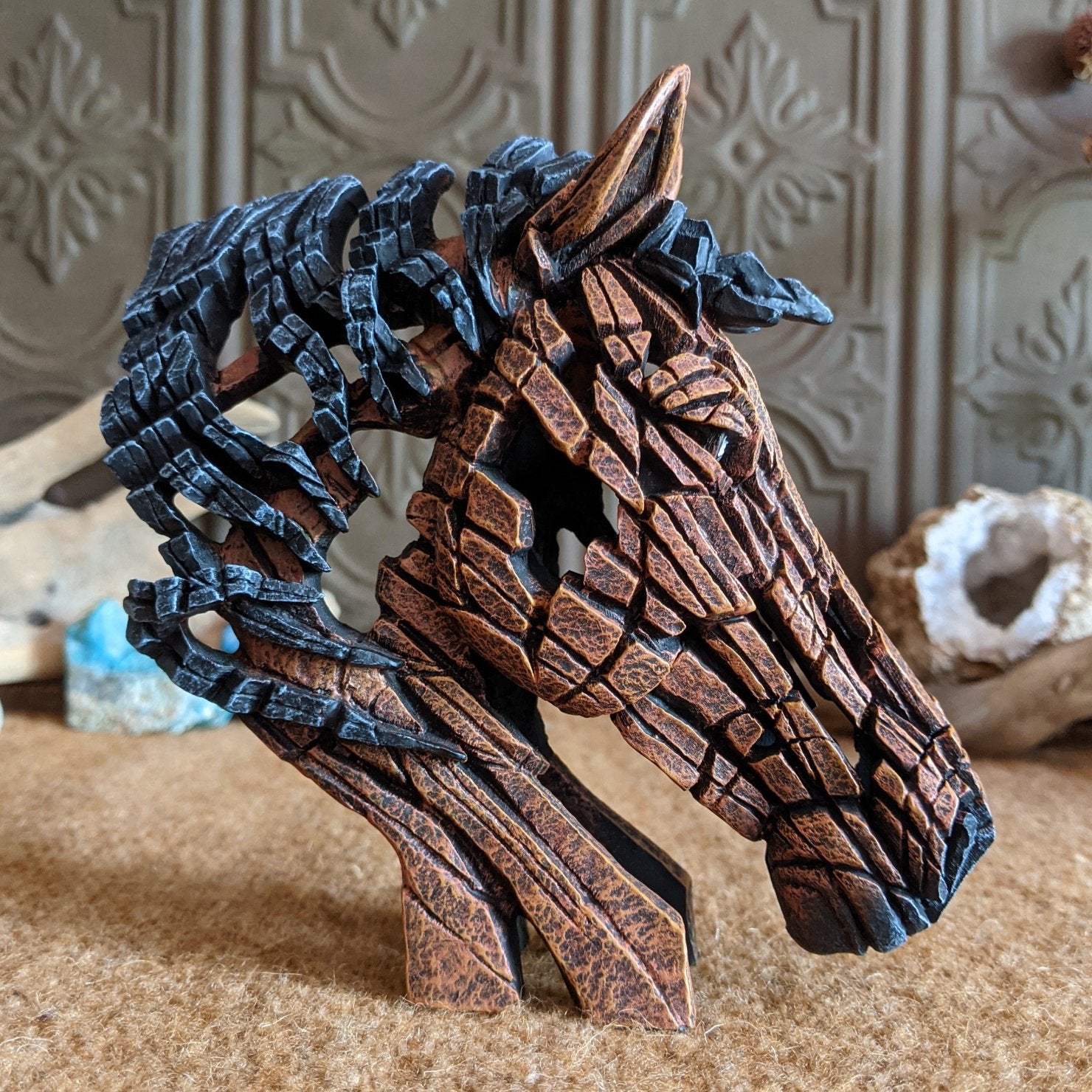 Mini Horse Head Edge Sculpture by Matt Buckley GF-6016224
