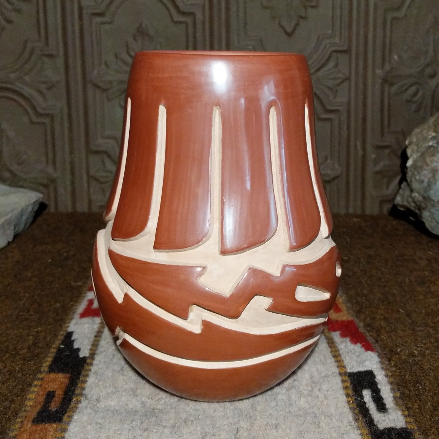 Santa Clara Vase by Victoria Martinez Tafoya SWT-POT-0059