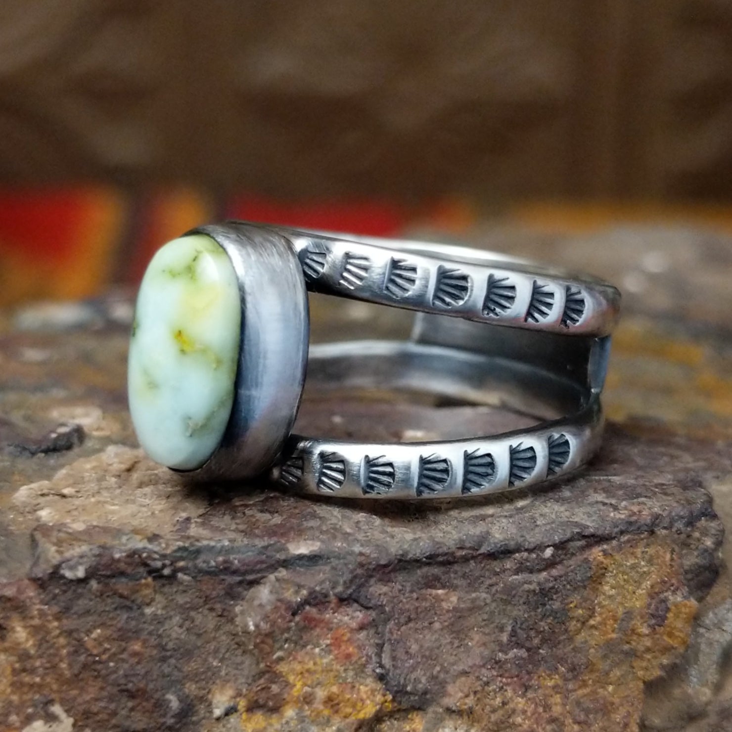 Variscite Ring by Diane Wylie GJ-RNG-0090 Size 9