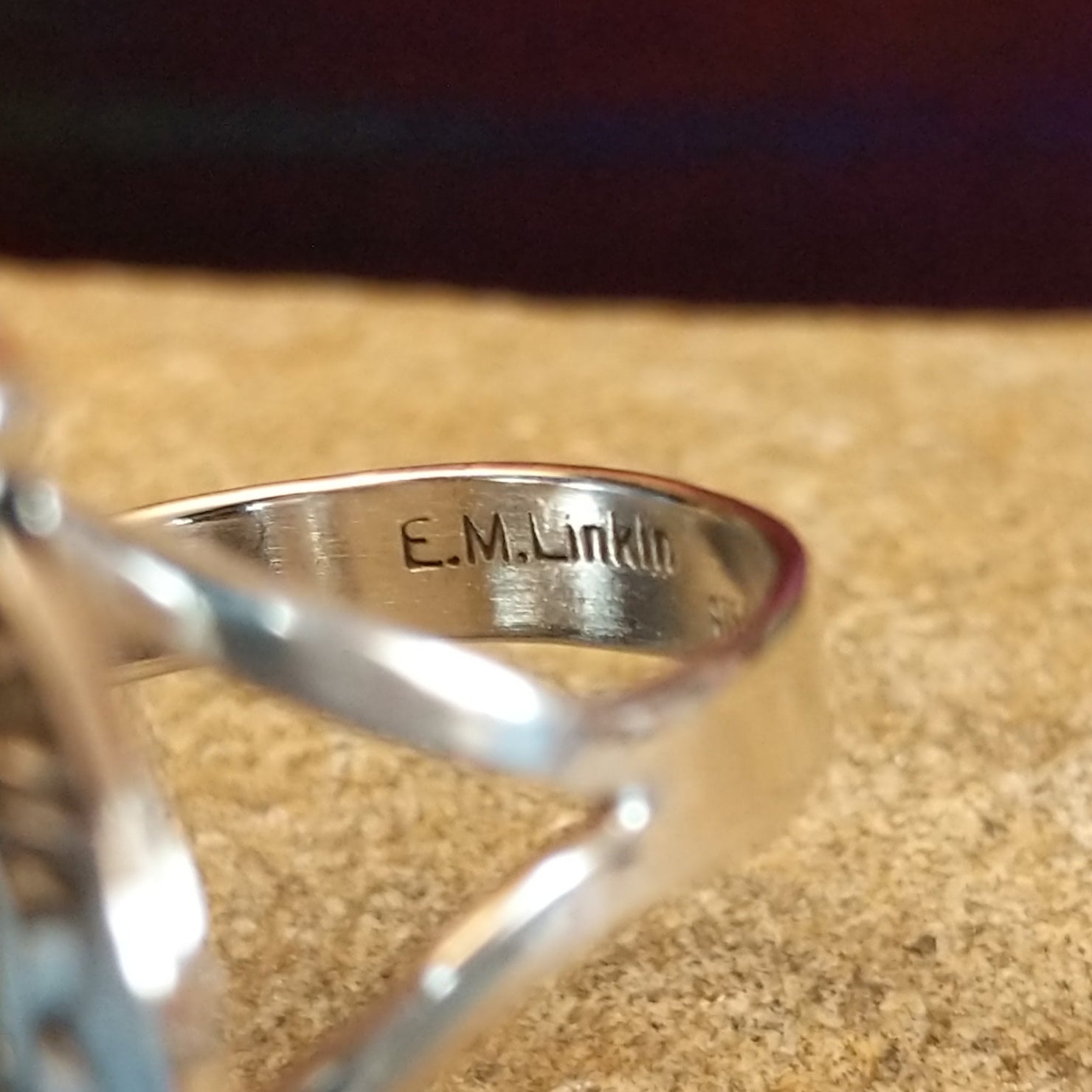 Bumblebee Jasper Ring by Ella M. Linkin GJ-RNG-0104 Size 8