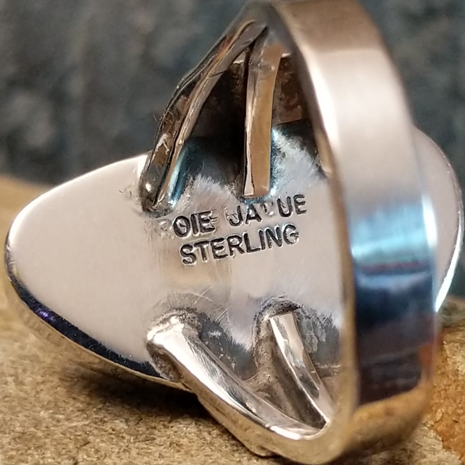 Sonoran Gold Turquoise Ring by Roie Jaque GJ-RNG-0008 Size 9.5