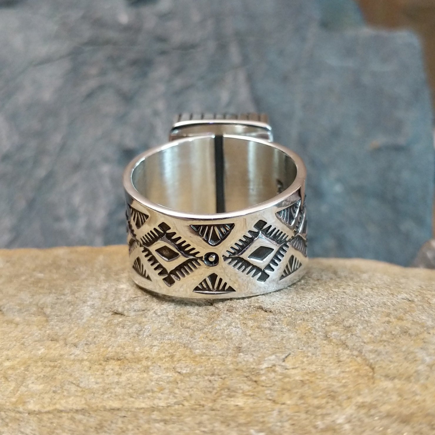 Black Onyx Ring by Murphy Platero SWSG-RNG-0065 Size 11