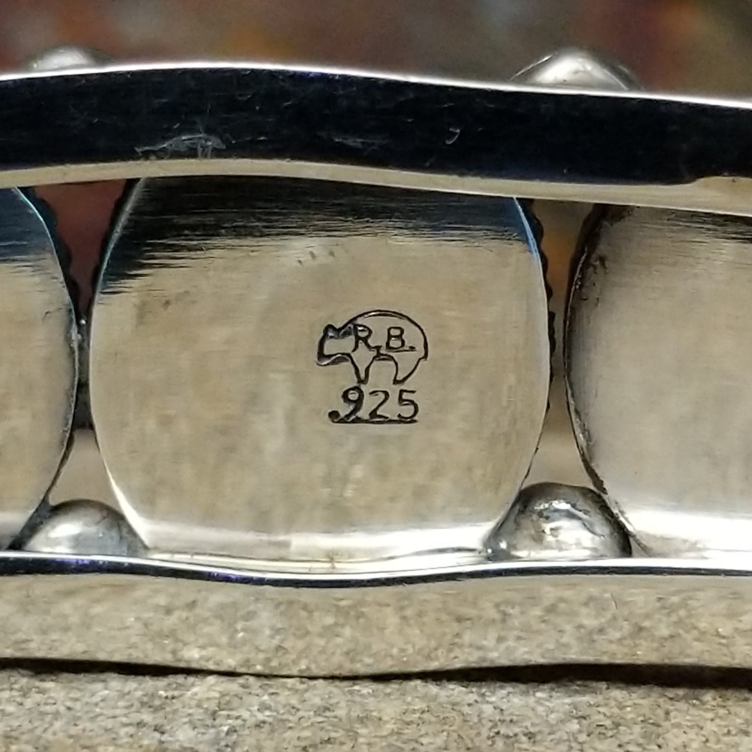 Navajo Made Black Onyx Quintet Cuff SWSG-BRC-0050