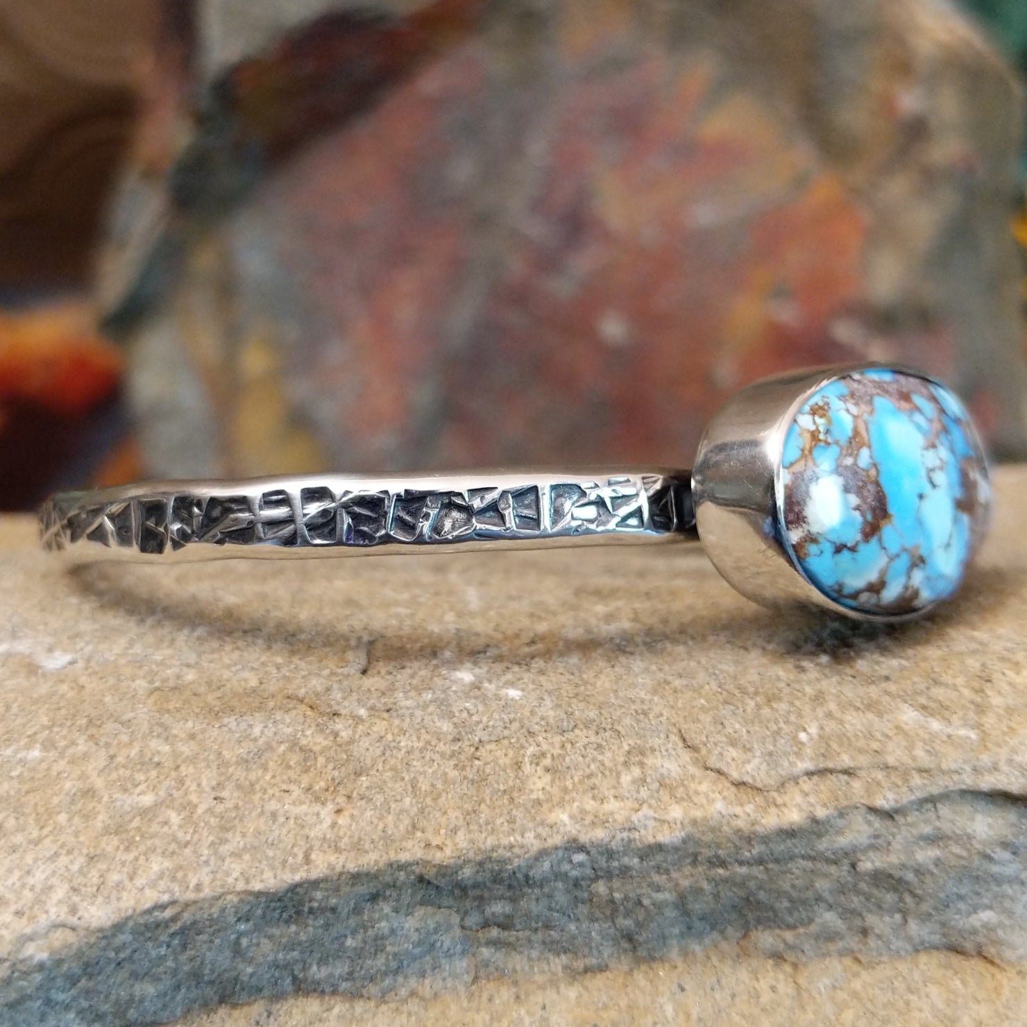 Golden Hills Turquoise Cuff by Everett & Mary Teller GJ-BRC-0112