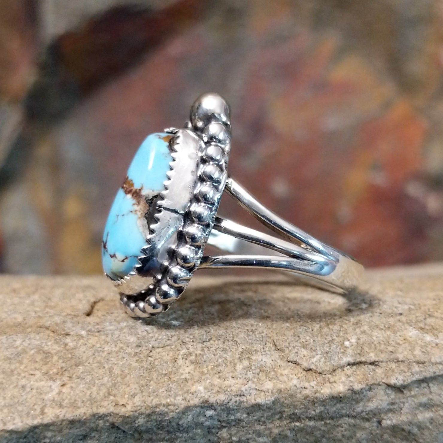 Golden Hills Turquoise Ring by Roie Jaque GJ-RNG-0113