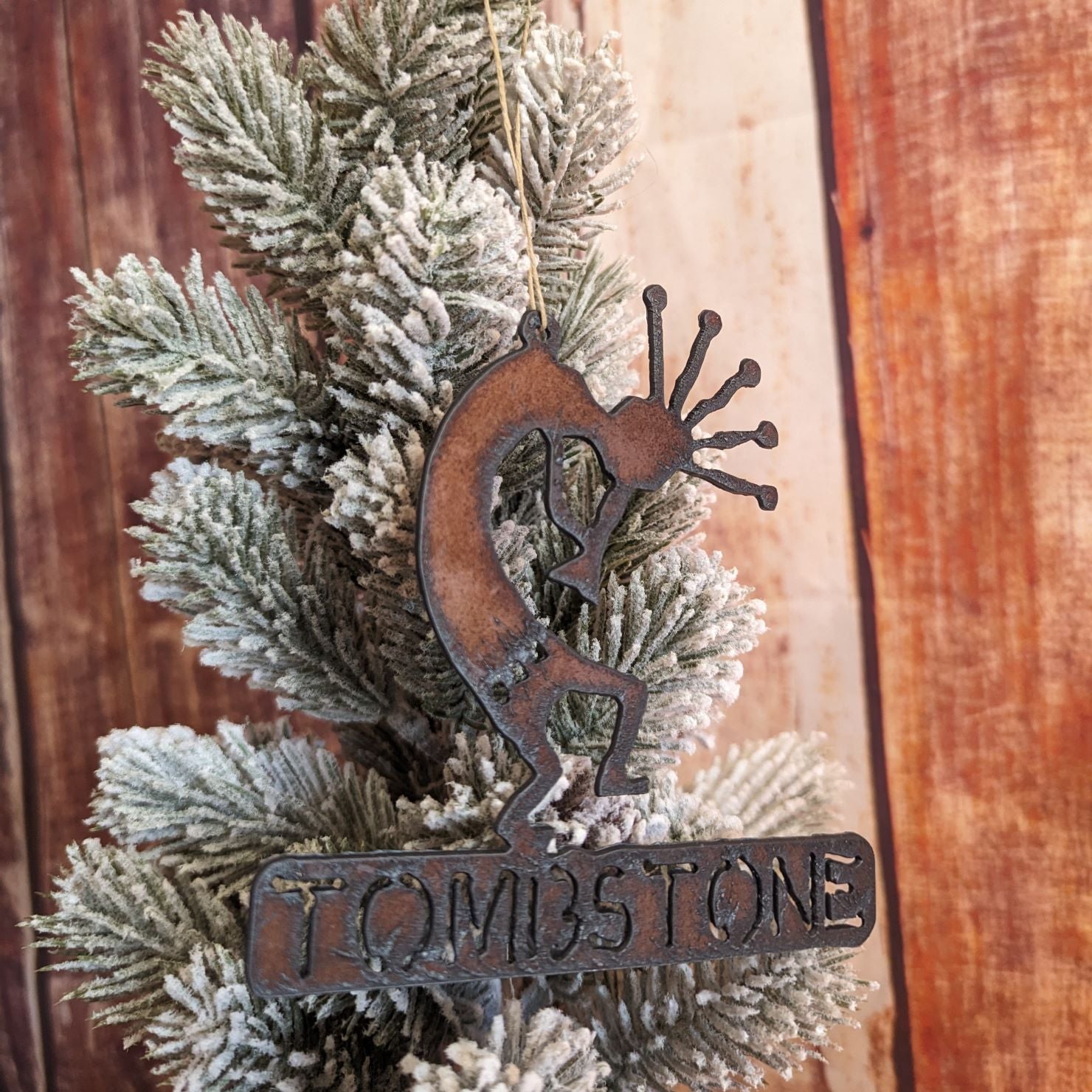 Metal Kokopelli Ornament