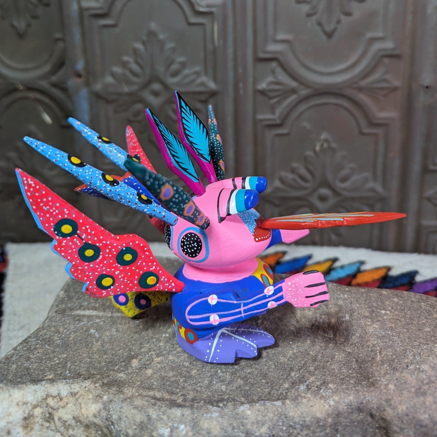 Oaxacan Monster(Alebrije) Wood Carving MZ-1003