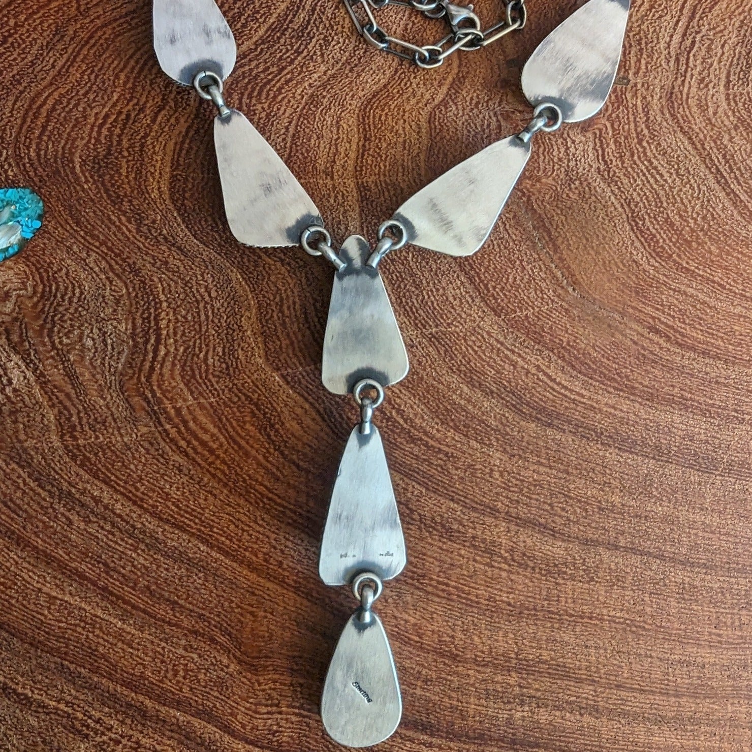 Navajo Made Spiny Oyster Necklace & Earrings Set Set by Augustine Largo GJ-JWS-0013
