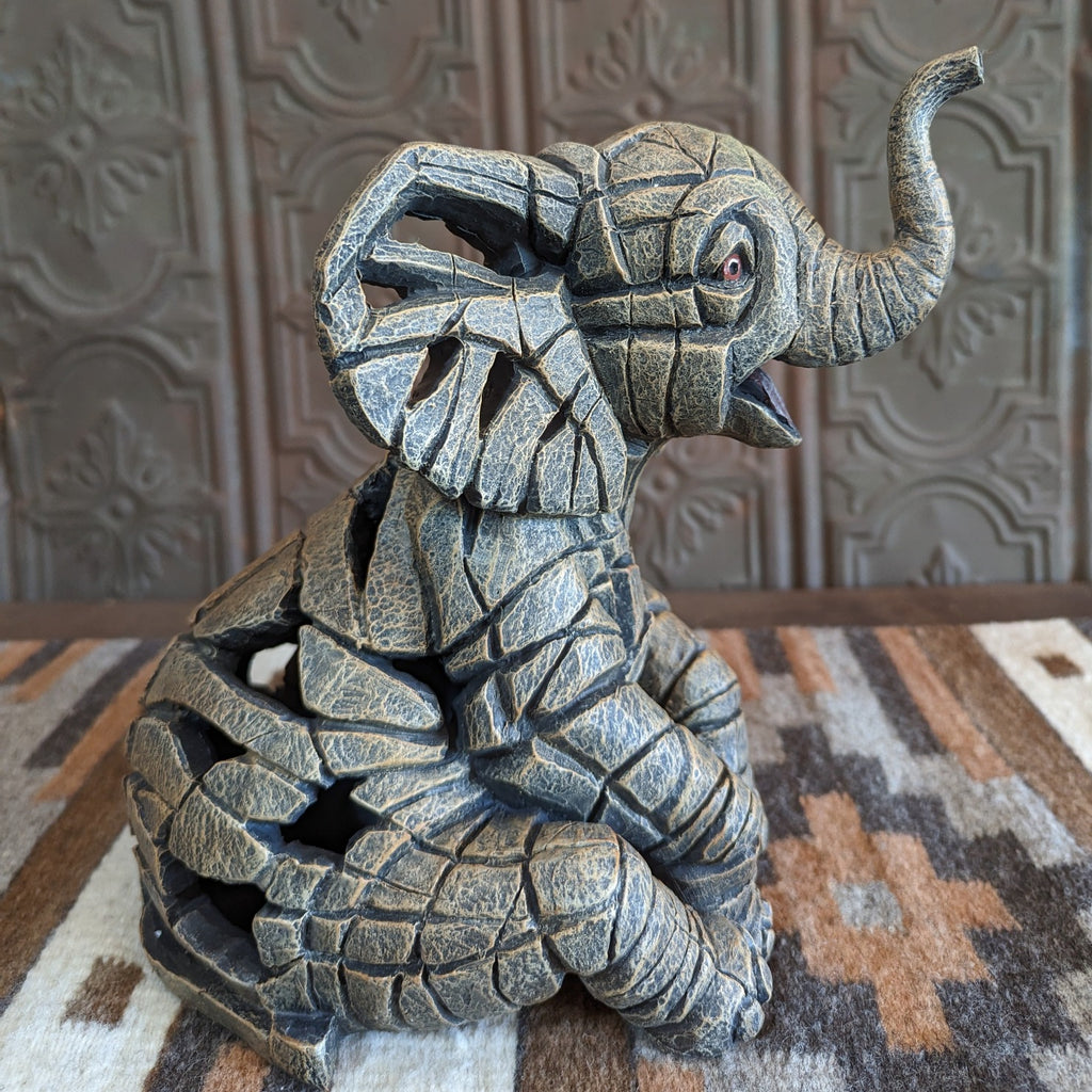 "Elephant" an Edge Sculpture by Matt Buckley Side View
