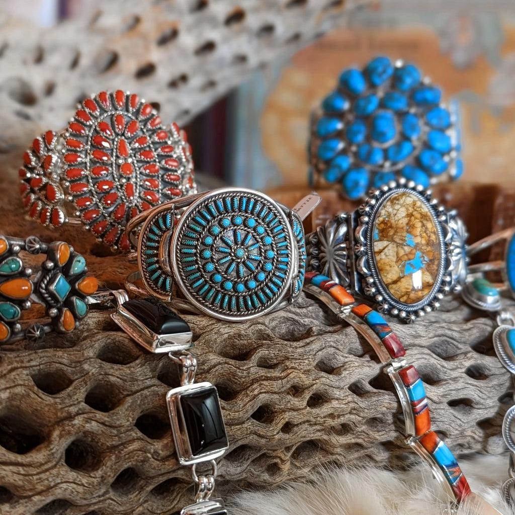 a collection for native american made jewelry