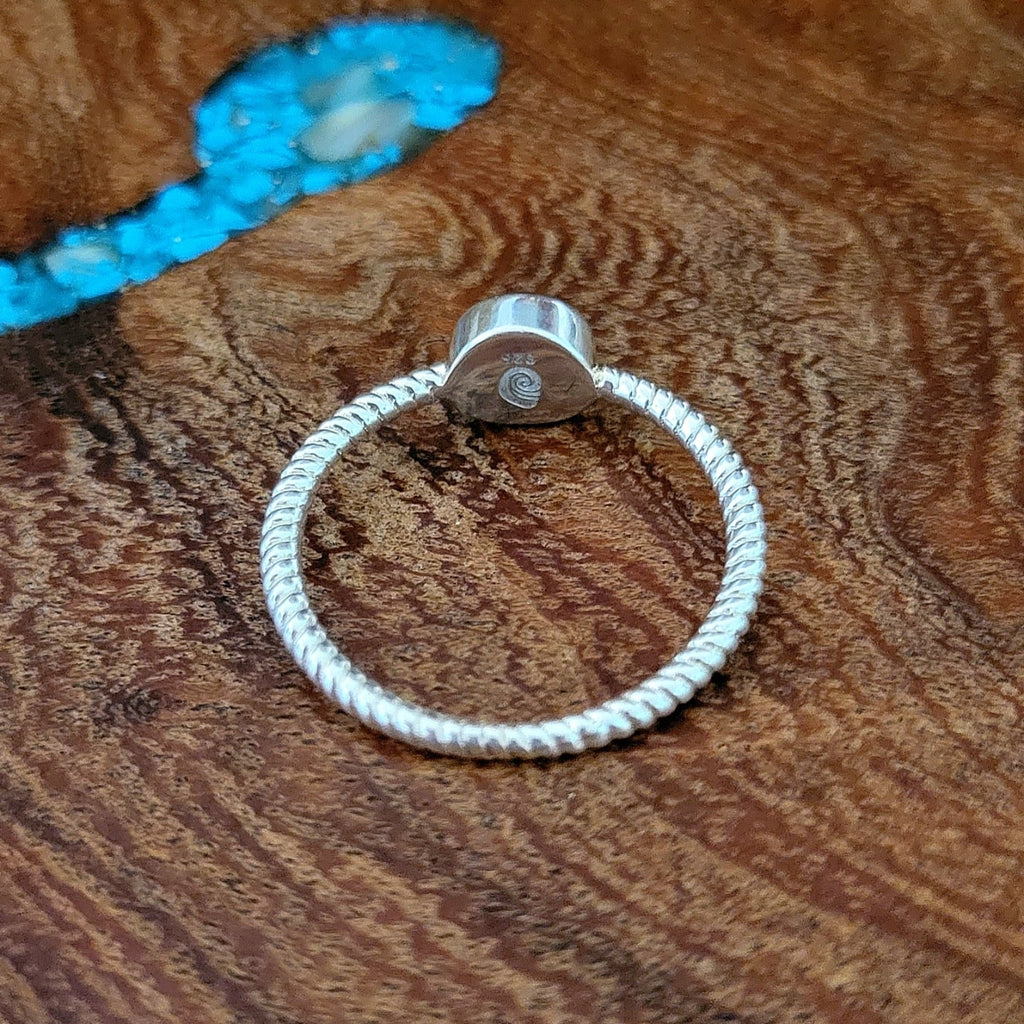 arizona sourced sand ring by dune jewelry back view