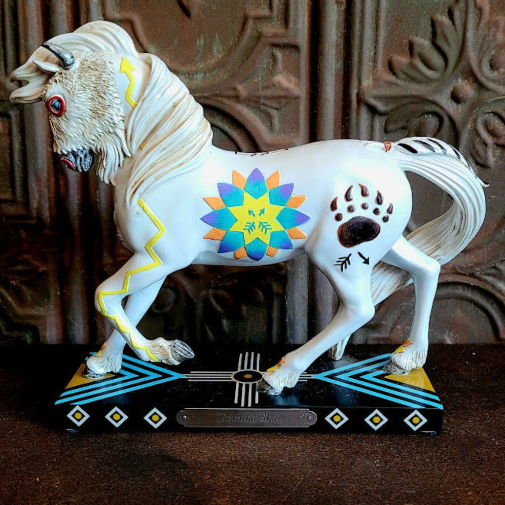 trail of painted ponies tatanka ska by artist crystal snow front view