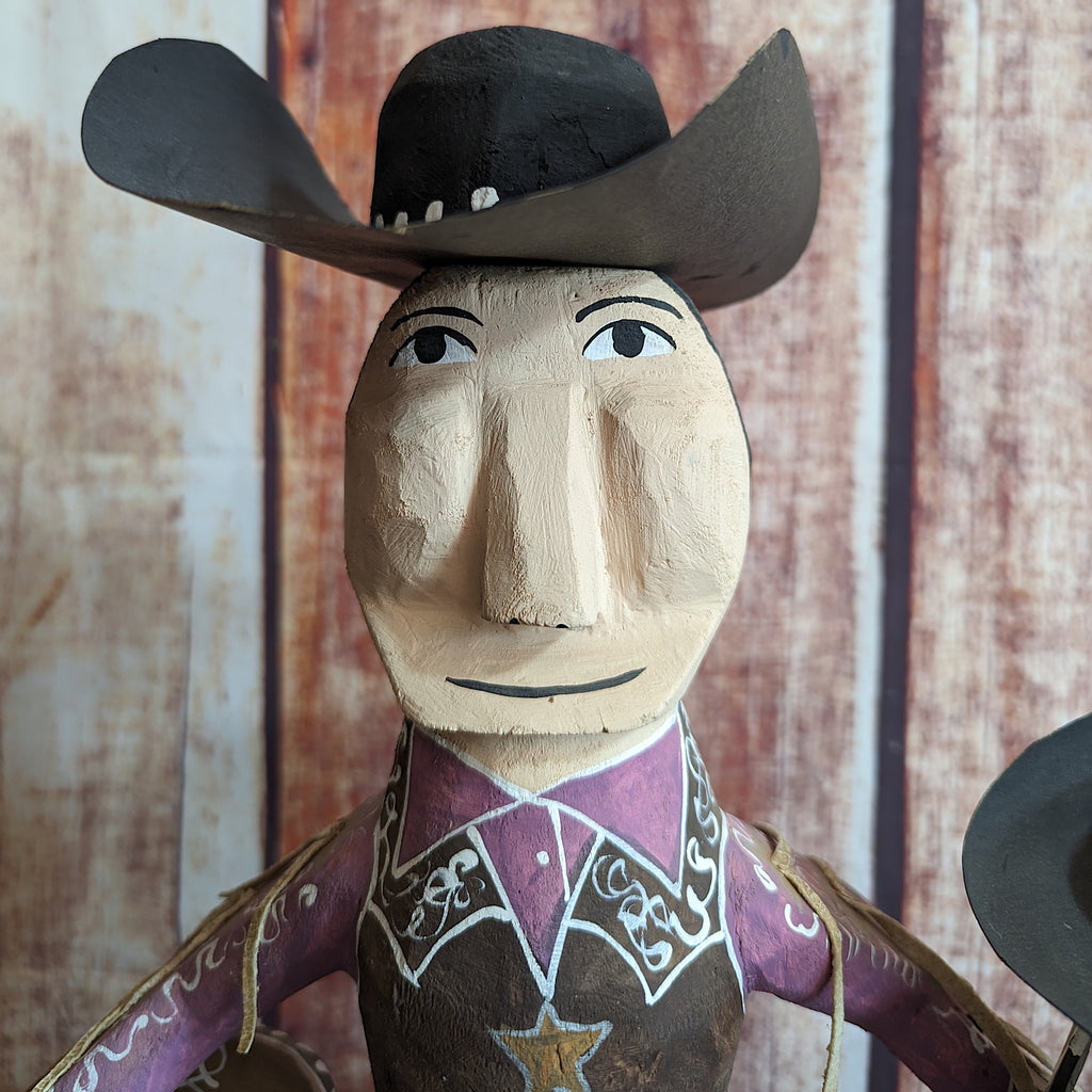Closeup View of Cowboy