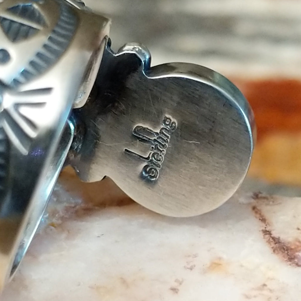 Close-up of Lowell Draper's stamped signature.