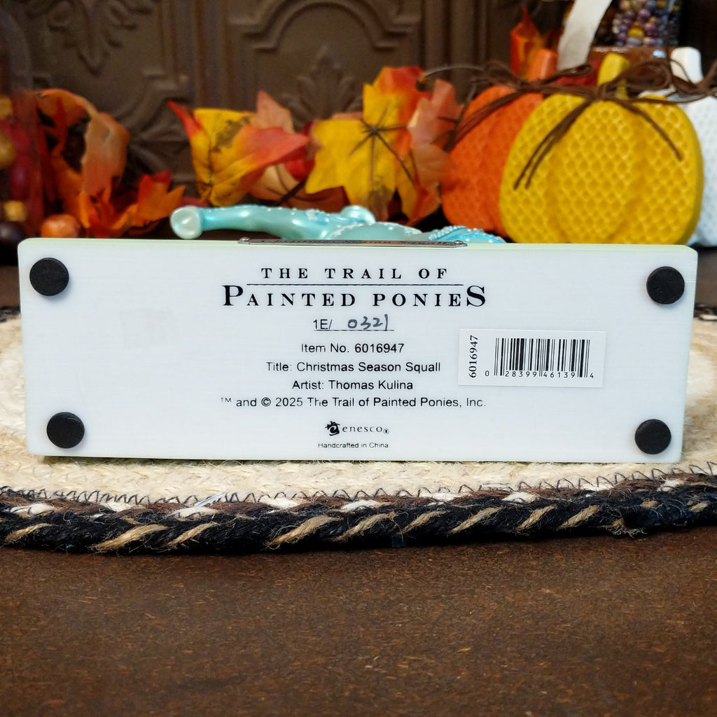 The underside of the base features information about the piece.