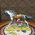 "Desert Buckaroo" collectible pony by The Trail of Painted Ponies, featuring detailed hand-painted desert-inspired artwork, Western themes, and vibrant colors.
