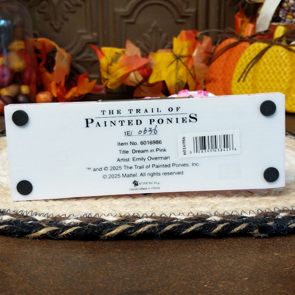 The underside of the base contains information about the piece.