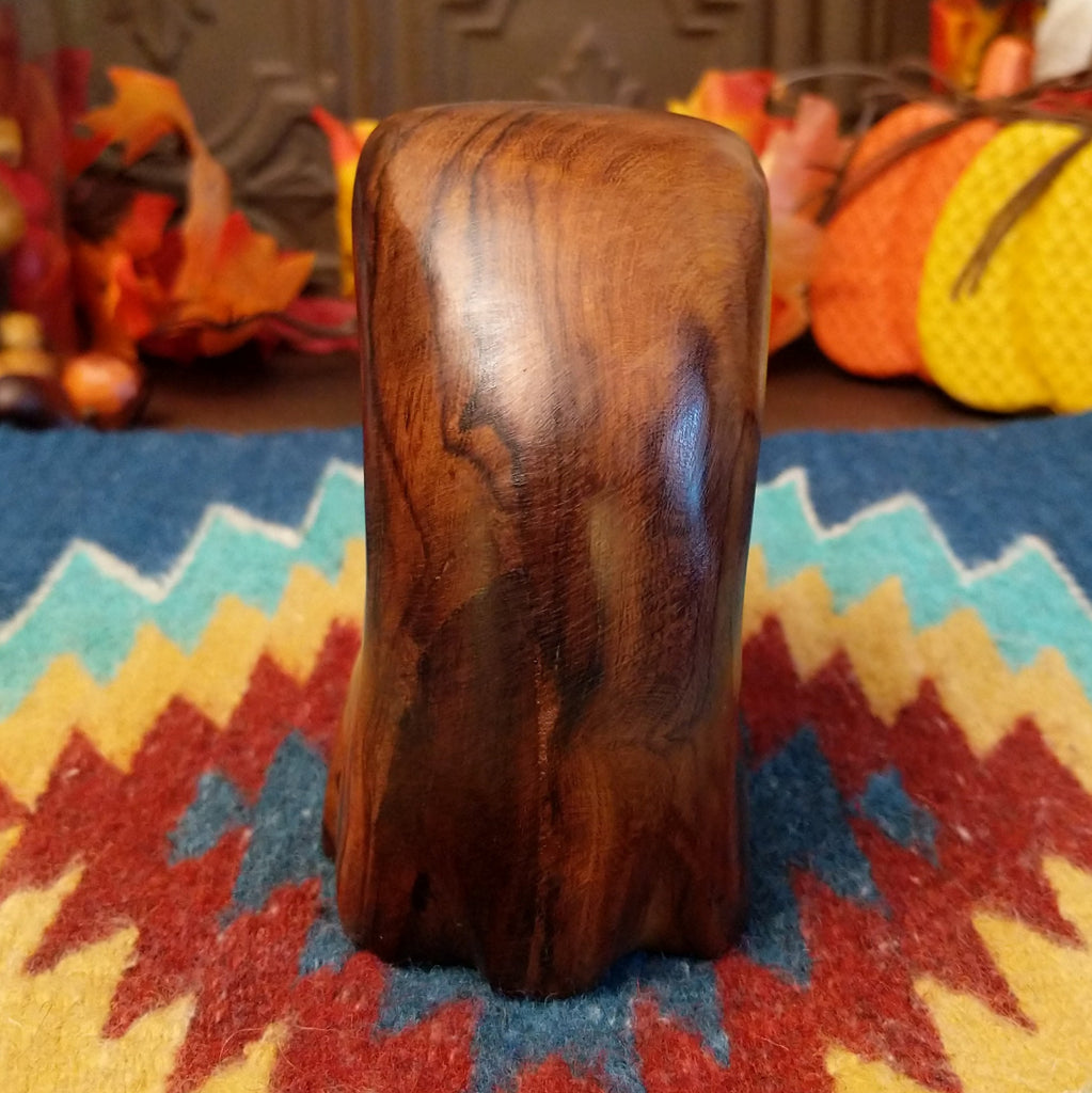 Ironwood carved and smoothed into an eagle head.