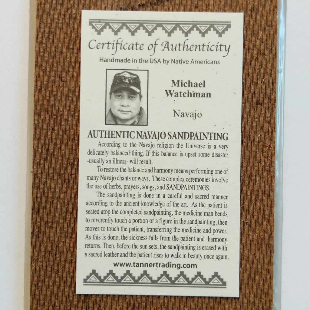 The authentication tag about the artisan.