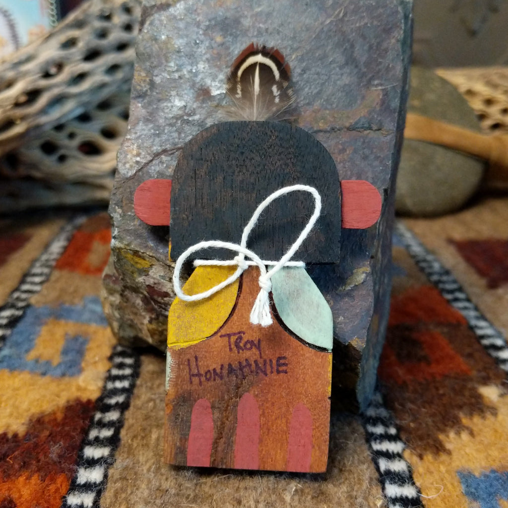 The back of the piece is signed by the artisan.