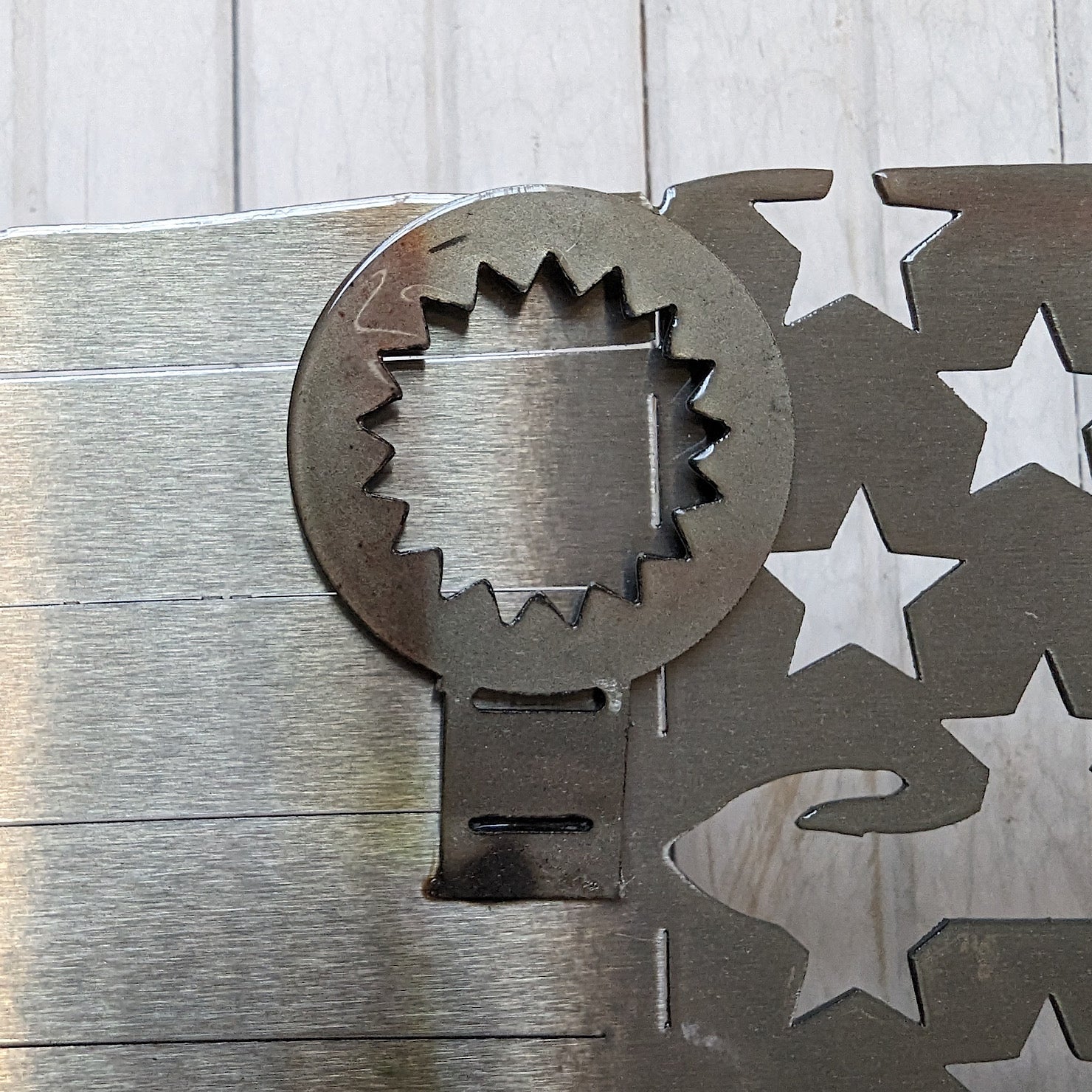 American Flag Back Top Hook View