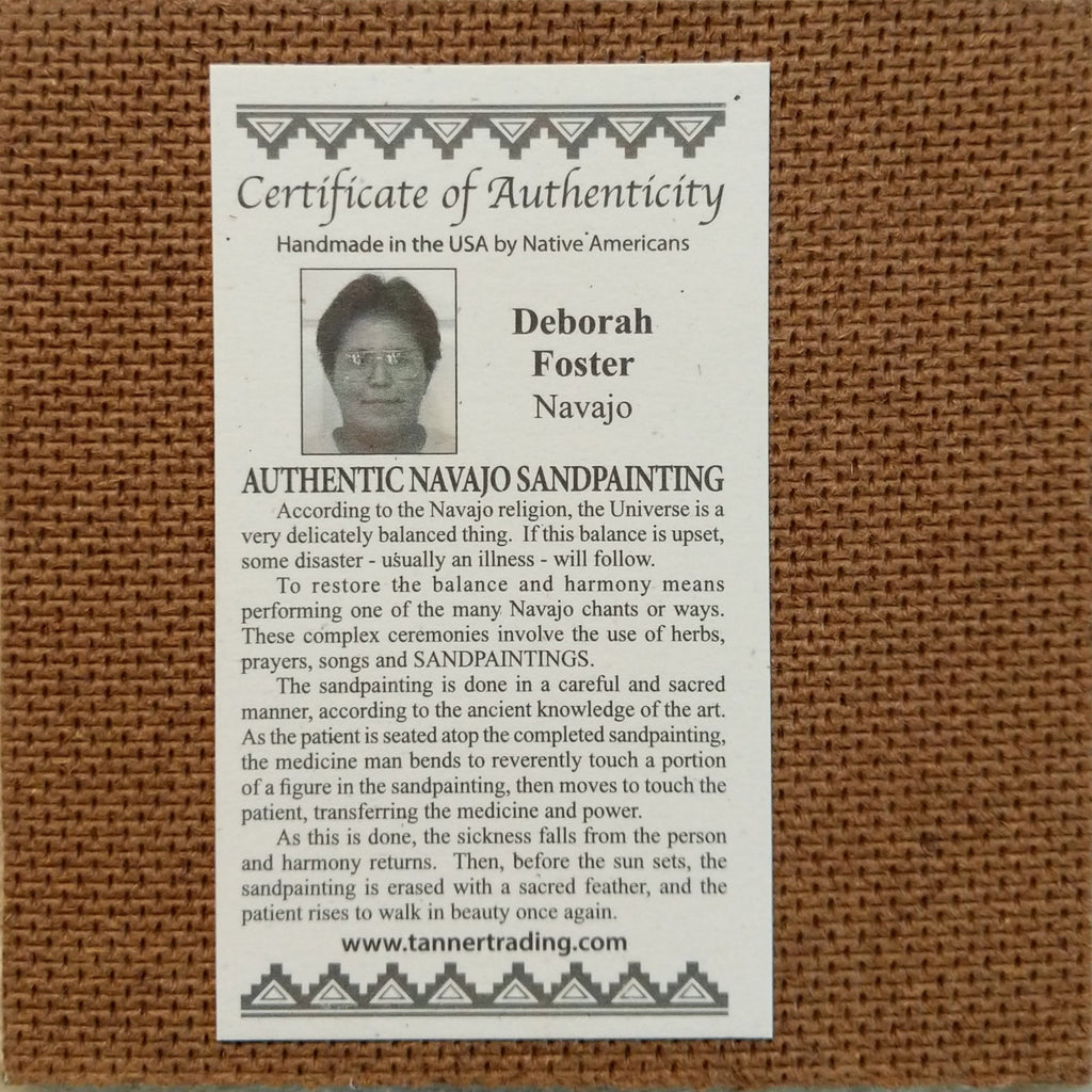 The tag features the authentication of the artisan.