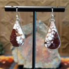 Wild horse stone set in a teardrop shaped bezel.