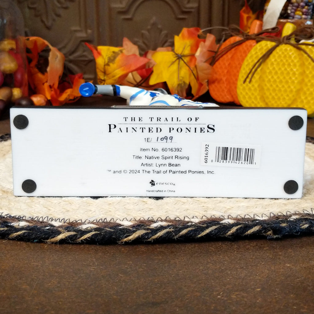 The underside of the base contains information about the piece.