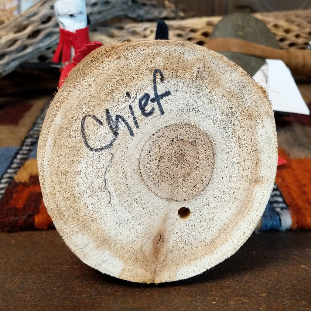 The base of the piece showcases the title.