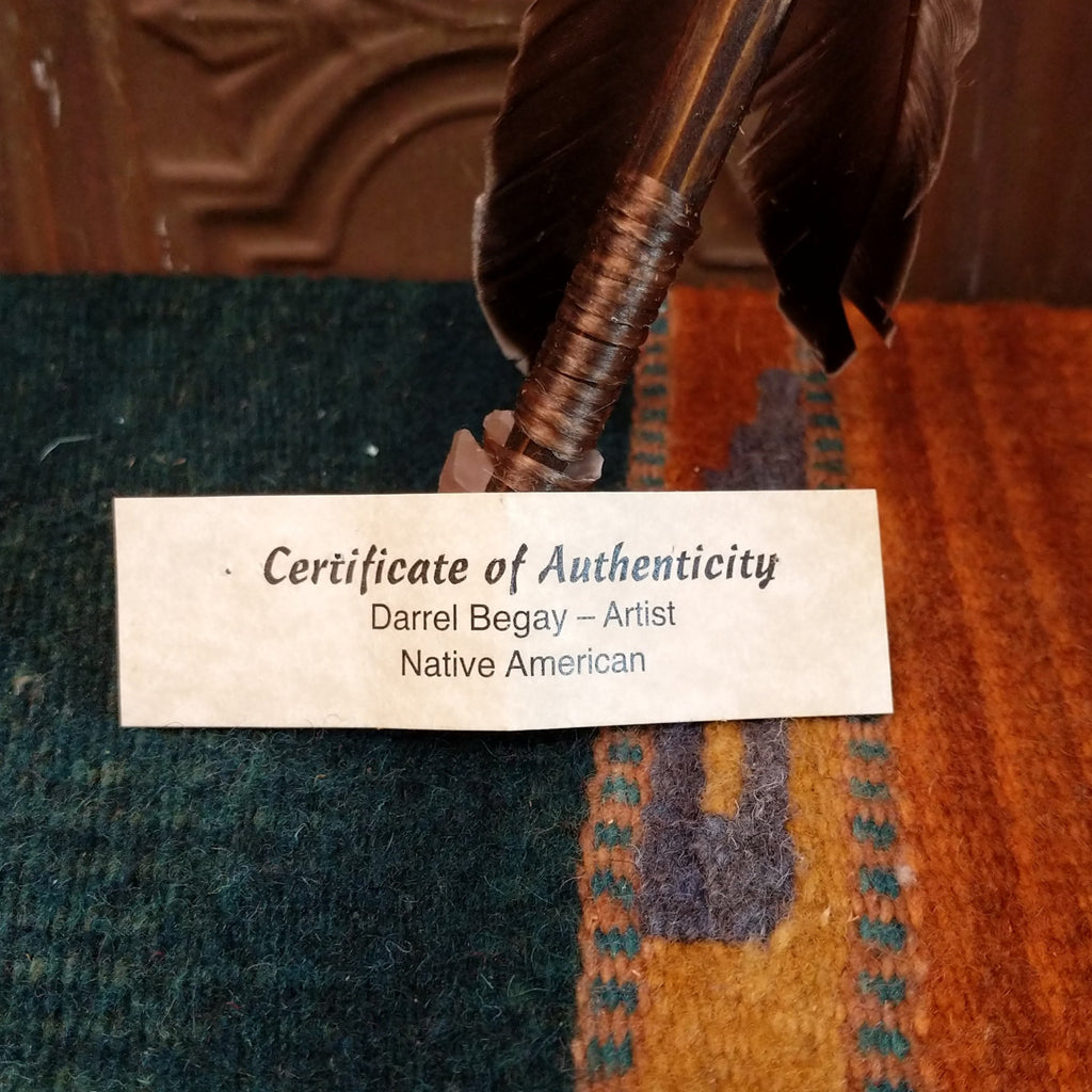 Authentication of the artisan found on the tag.