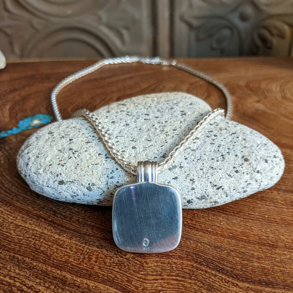 Arizona Sand & Turquoise Round Necklace by Dune Jewelry GJ-NKL-0012