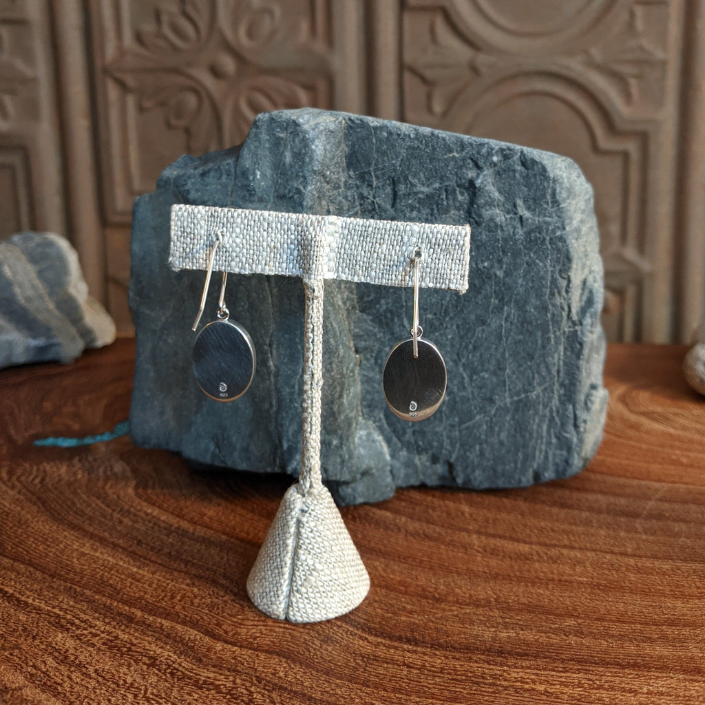 Arizona Sand & Turquoise Oval Earrings by Dune Jewelry GJ-ERN-0046