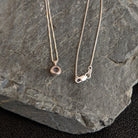 Tiny Pendant Sterling Silver Necklace by LeightWorks GJ-NKL-0014