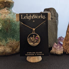 Cactus Pendant Sterling Silver Necklace by LeightWorks GJ-NKL-0008 (Pink)