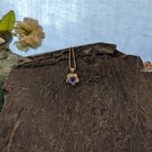 Flower Pendant Sterling Silver Necklace by LeightWorks GJ-NKL-0016 (Violet)