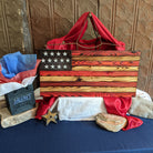 Thirteen-Star Wooden American Flag Wall Art GF-0112