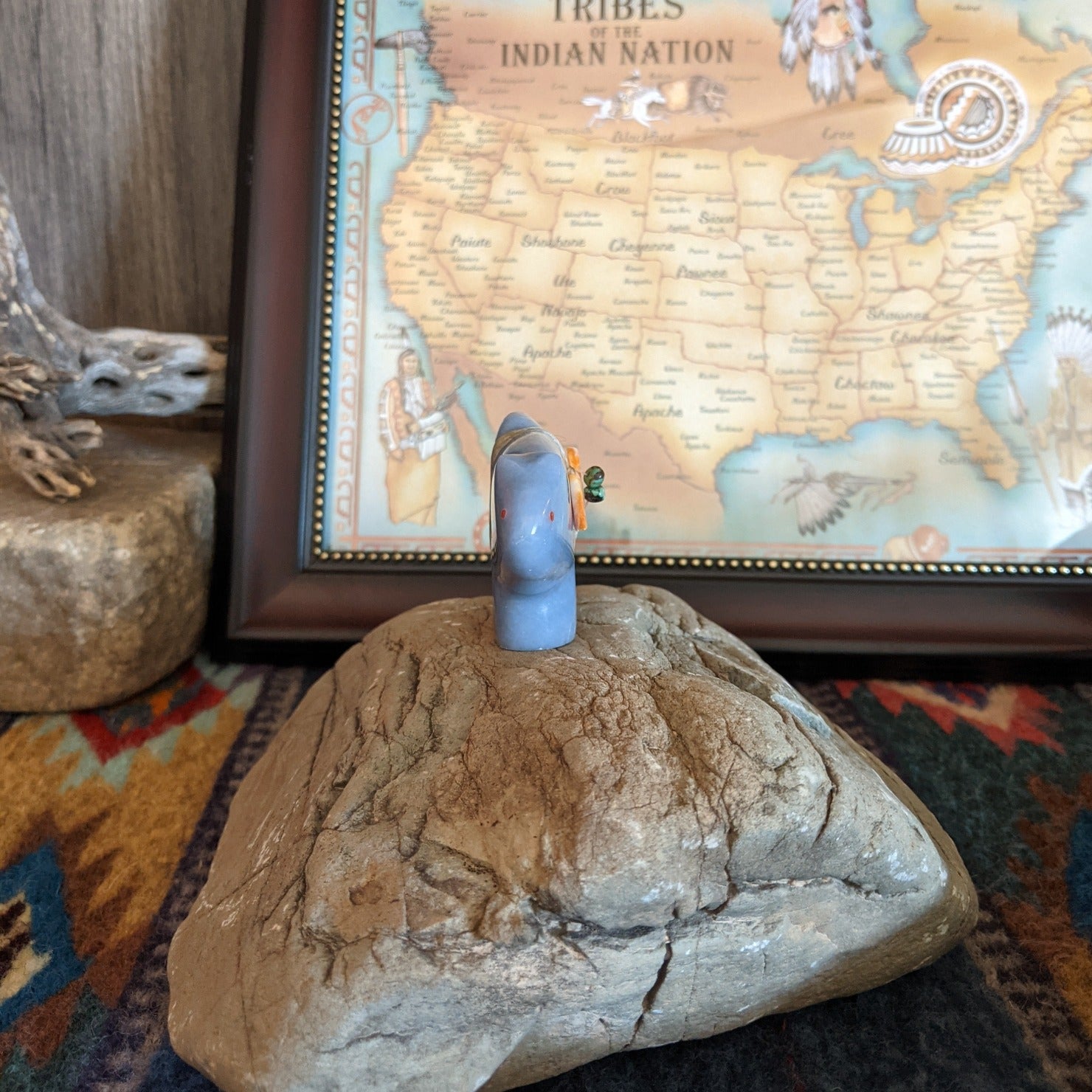 Mountain Lion Zuni Fetish by Leland Boone SWT-0102