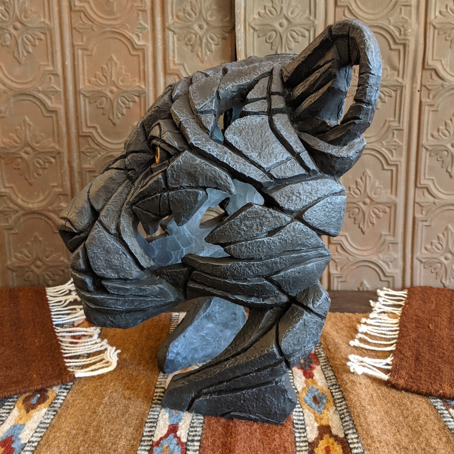 Panther Head Edge Sculpture by Matt Buckley GF-6009906