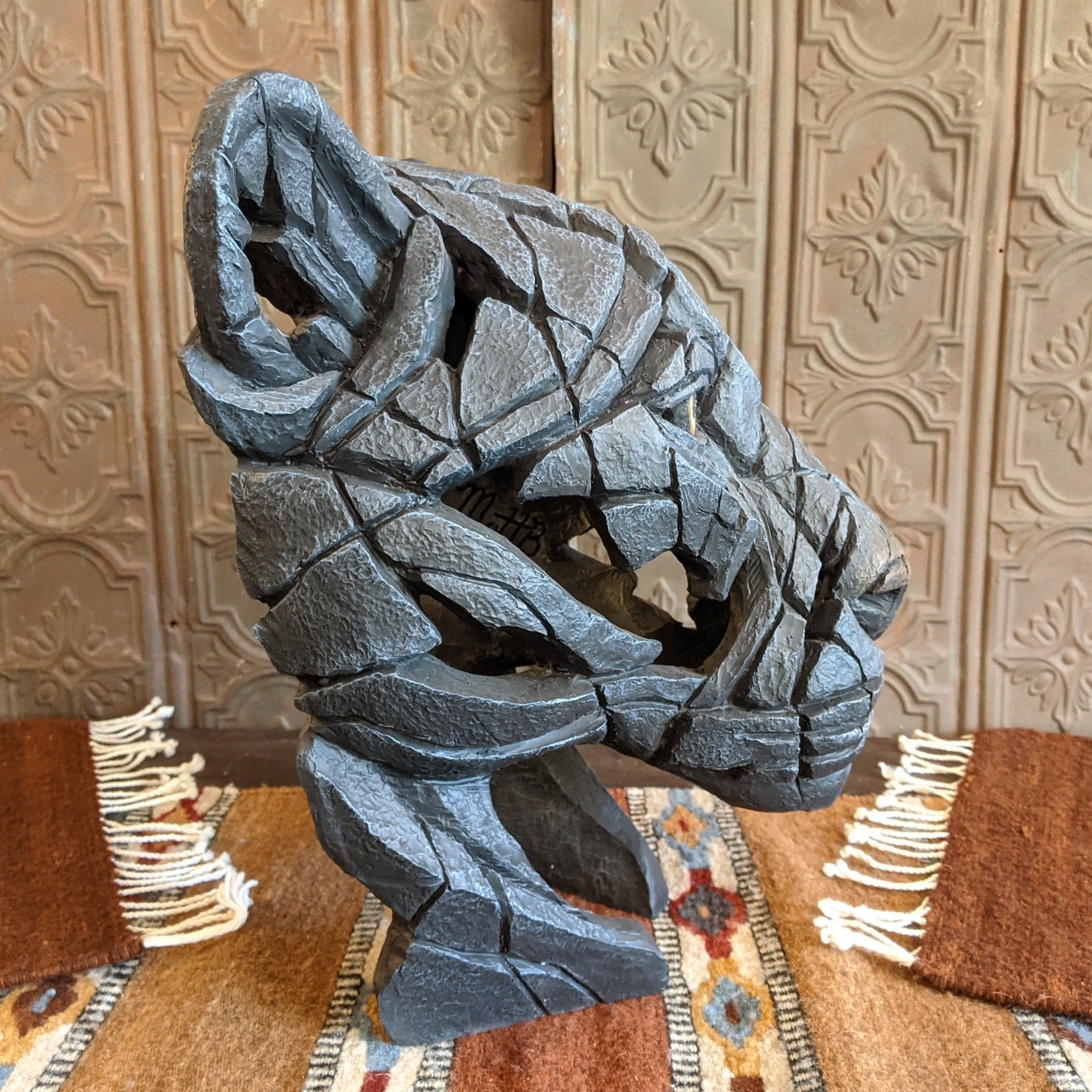 Panther Head Edge Sculpture by Matt Buckley GF-6009906