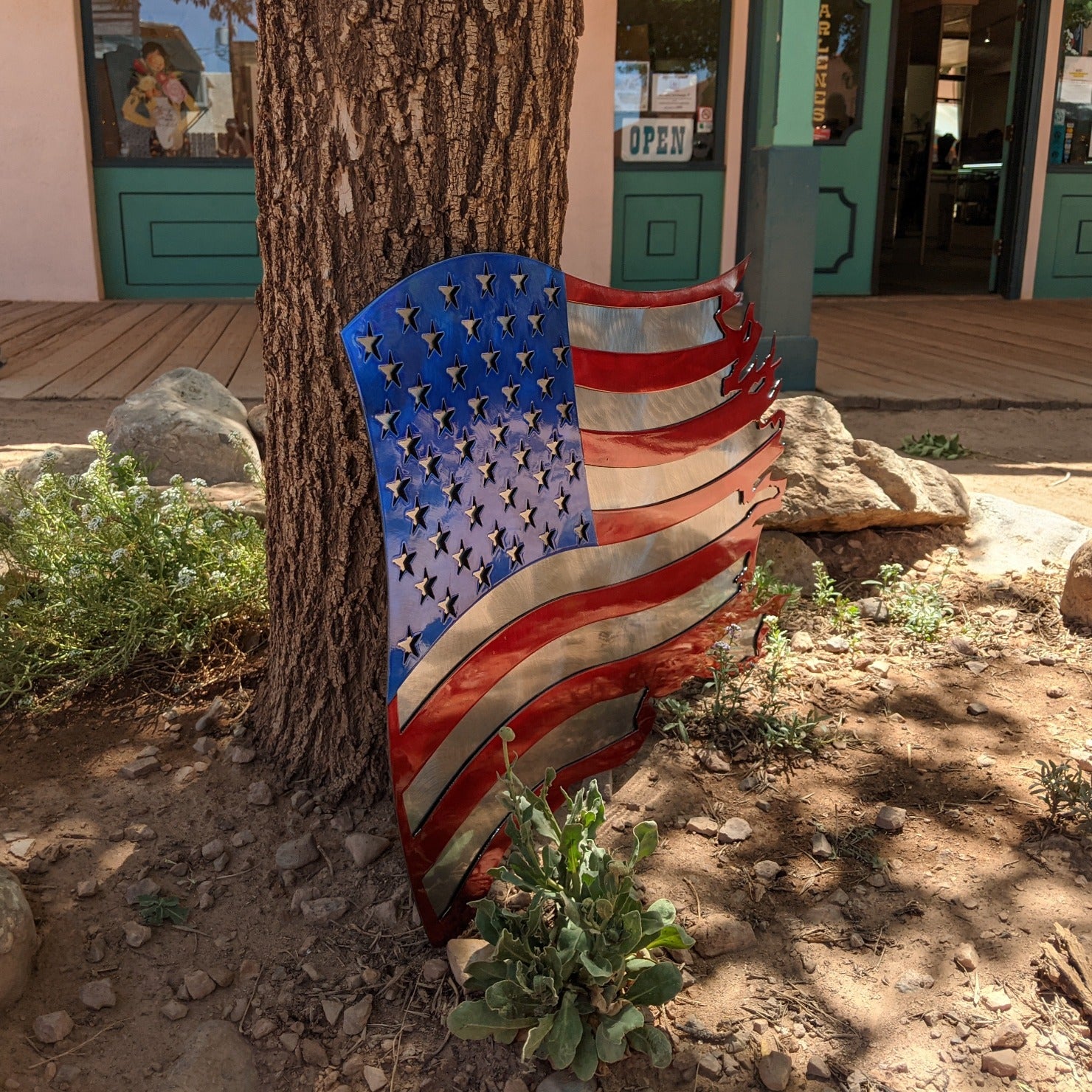 "Old Glory" American Flag Metal Wall Art by Meyerdirk Art GF-0105