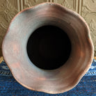 Large Rippled Raku Vase by Jim Calhoun GF-0154