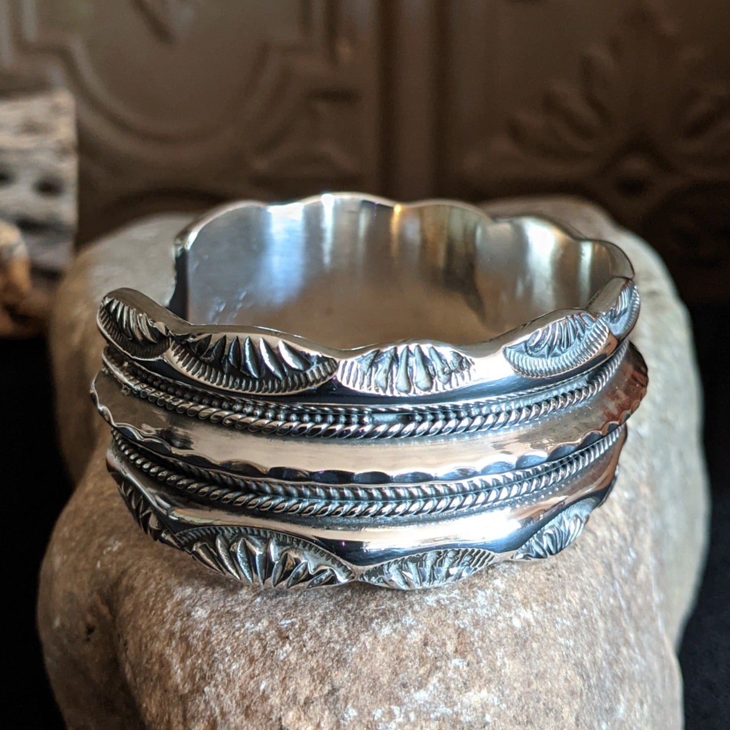 Sterling Silver Cuff by Marc Antia GJ-BRC-0058