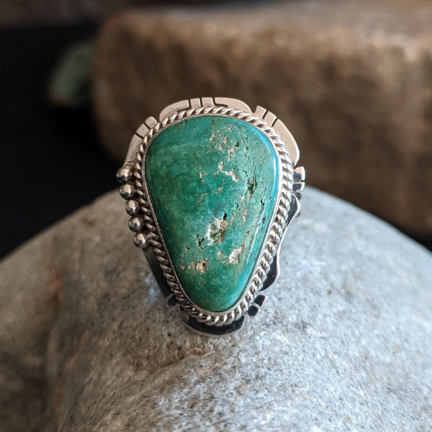 Turquoise Teardrop Ring SWSG-RNG-0001