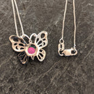 Butterfly Sterling Silver Necklace by Leightworks GJ-NKL-0028