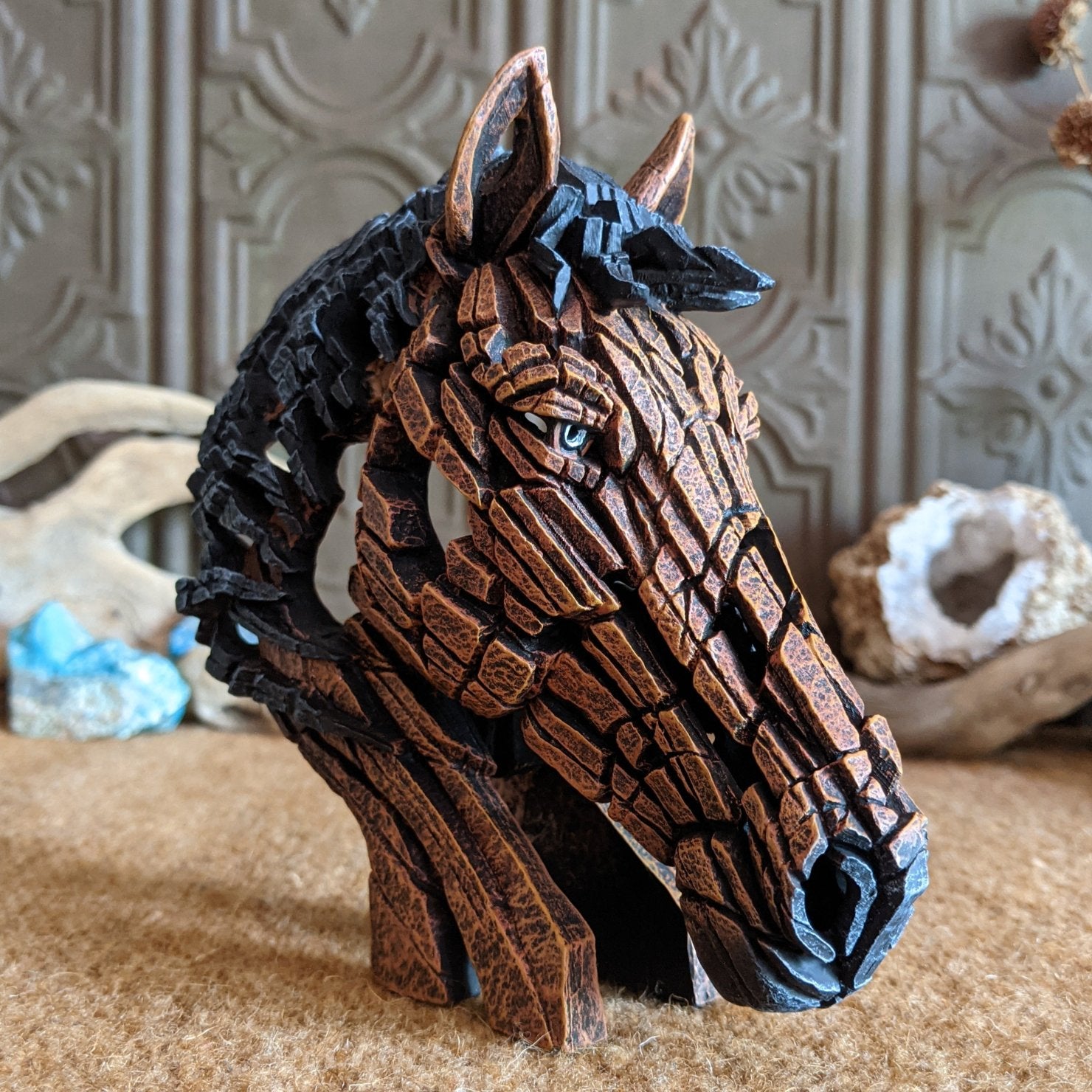 Mini Horse Head Edge Sculpture by Matt Buckley GF-6016224
